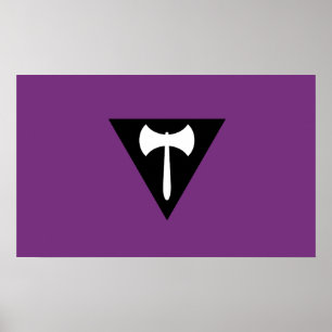 Affiches Drapeau de la fierté lesbienne