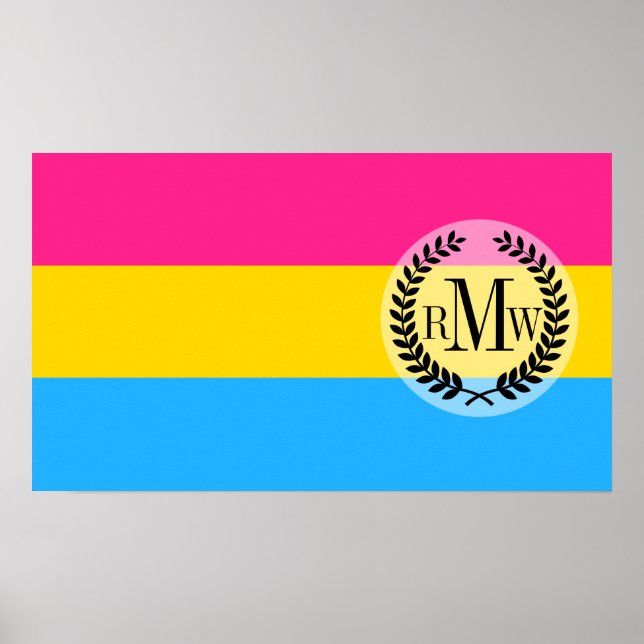 Affiches Drapeau de la fierté transexuelle (Devant)
