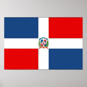 Affiches Drapeau de la République Dominicaine