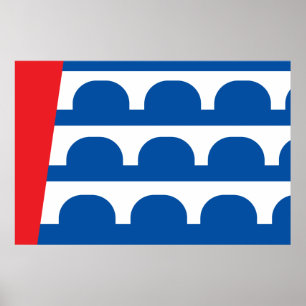 Affiches Drapeau de la ville de Des Moines