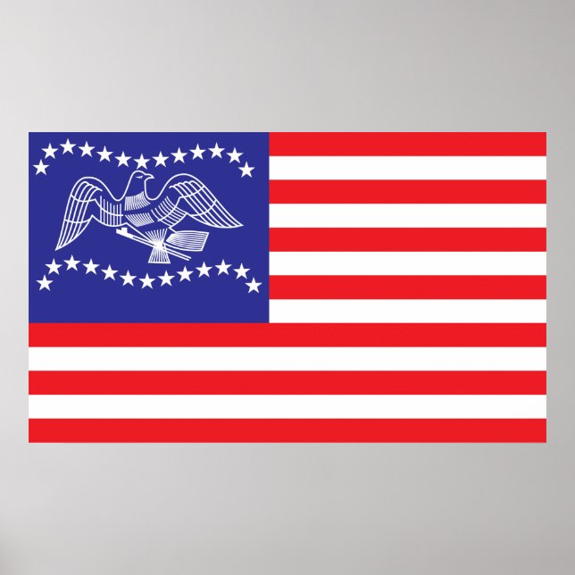 Affiches Drapeau de la ville de Fremont (Devant)