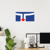 Affiches drapeau de la ville de Toronto symbole (Home Office)