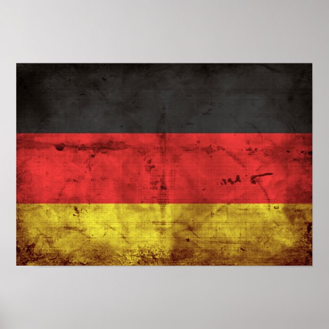Affiches Drapeau de l'Allemagne (Devant)