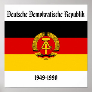 Affiches Drapeau de l'Allemagne de l'Est