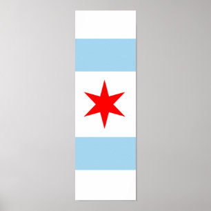Affiches Drapeau de l'art 1 d'affiche de Chicago de 4