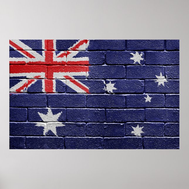 Affiches Drapeau de l'Australie (Devant)