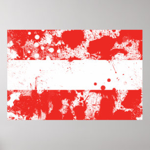 Affiches Drapeau de l'Autriche