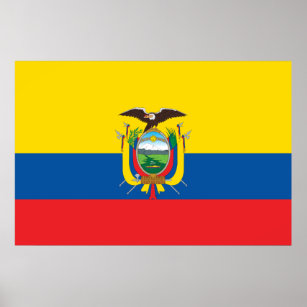 Affiches Drapeau de l'Équateur