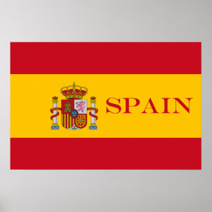 Affiches Drapeau de l'Espagne - le Bandera de Espana