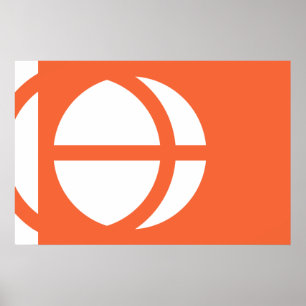 Affiches Drapeau de préfecture de Nagano, Japon