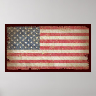 Affiches Drapeau des Etats-Unis