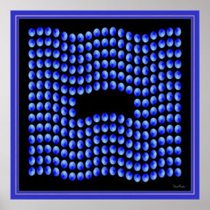 Affiches Drapeau des gouttelettes