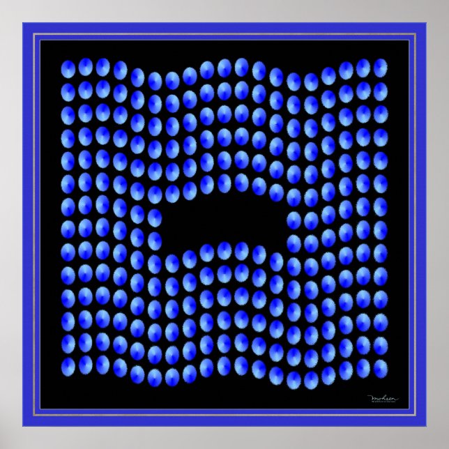 Affiches Drapeau des gouttelettes (Devant)