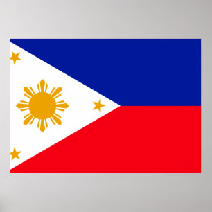 Affiches Drapeau des Philippines