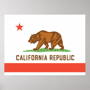 Affiches Drapeau d'État de Californie