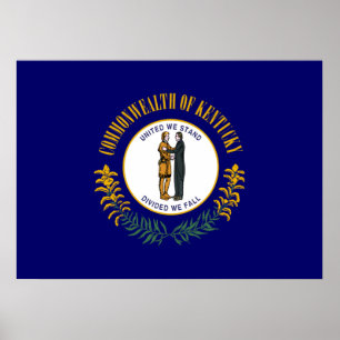 Affiches Drapeau d'État du Kentucky