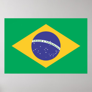 Affiches Drapeau du Brésil