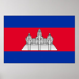 Affiches Drapeau du Cambodge