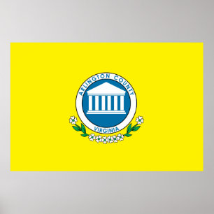 Affiches Drapeau du comté d'Arlington