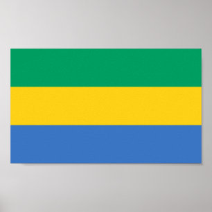 Affiches Drapeau du Gabon