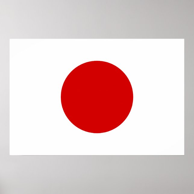 Affiches Drapeau du Japon (Devant)