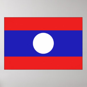 Affiches Drapeau du Laos
