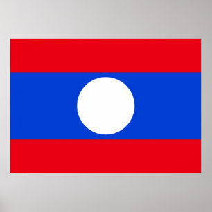 Affiches Drapeau du Laos