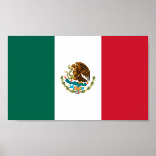Affiches Drapeau du Mexique