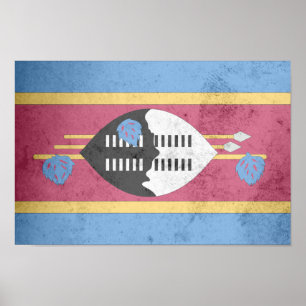 Affiches Drapeau du Swaziland