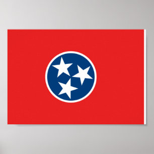 Affiches Drapeau du Tennessee