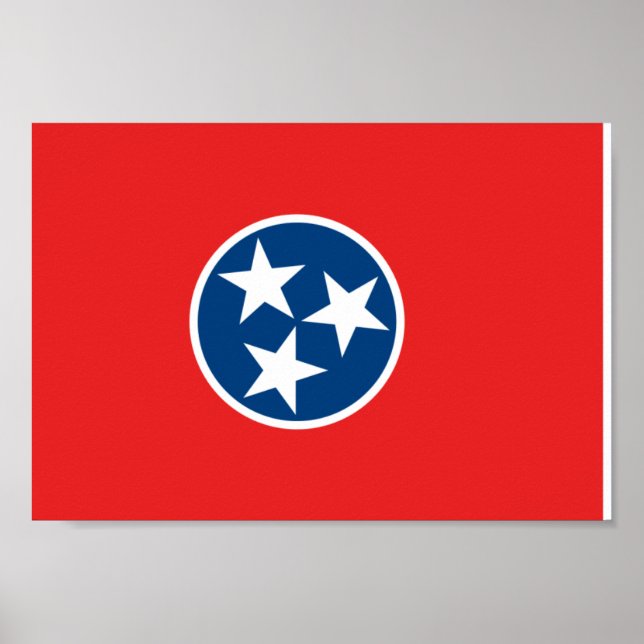 Affiches Drapeau du Tennessee (Devant)