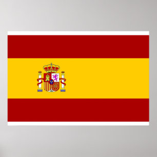 Affiches drapeau Espagne qualité