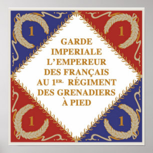 Affiches Drapeau impérial de garde