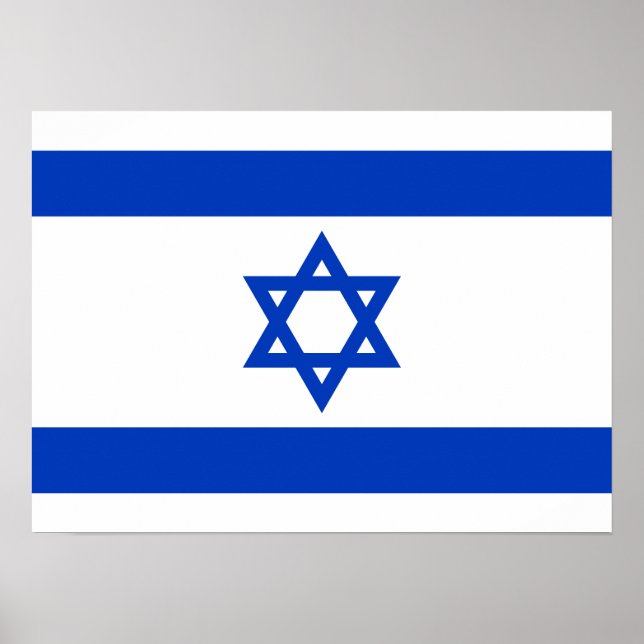 Affiches Drapeau Israël (Devant)