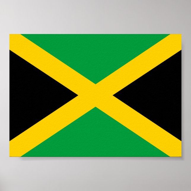 Affiches Drapeau jamaïcain (Devant)