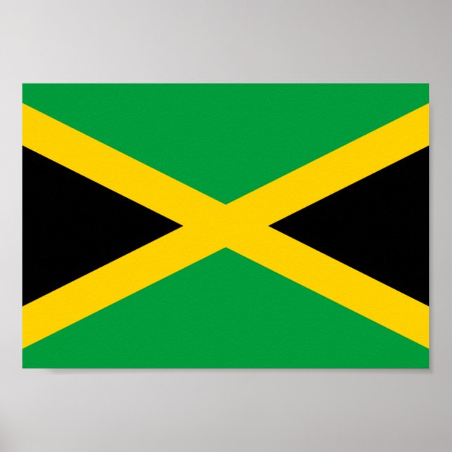 Affiches Drapeau Jamaïque (Devant)