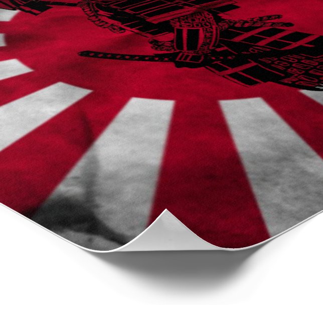 Affiches Drapeau japonais de Samurai (Coin)