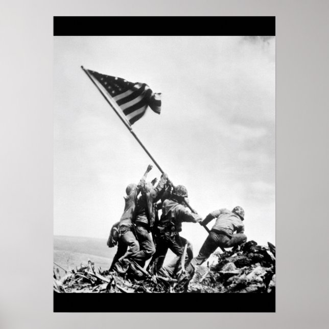 Affiches Drapeau levant sur Iwo Jima_War Image (Devant)