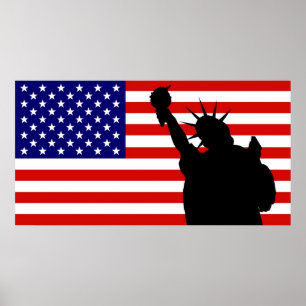 Affiches Drapeau Liberty