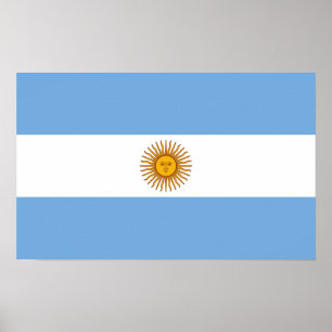 Affiches Drapeau national argentin