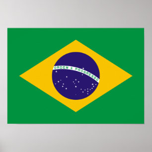 Affiches Drapeau National du Brésil