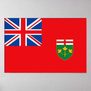 Affiches Drapeau ONTARIO