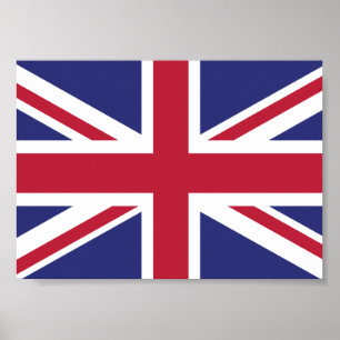 Affiches Drapeau patriotique du Royaume-Uni