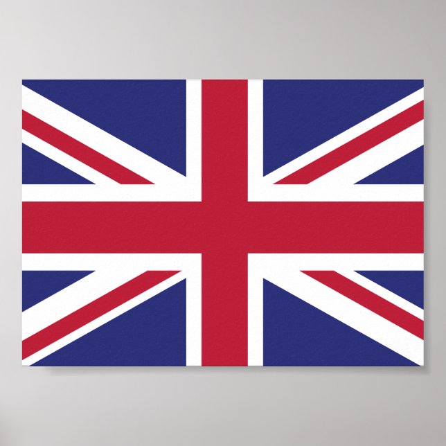Affiches Drapeau patriotique du Royaume-Uni (Devant)