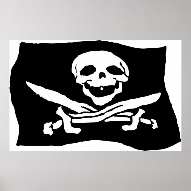 Affiches Drapeau pirate (Devant)