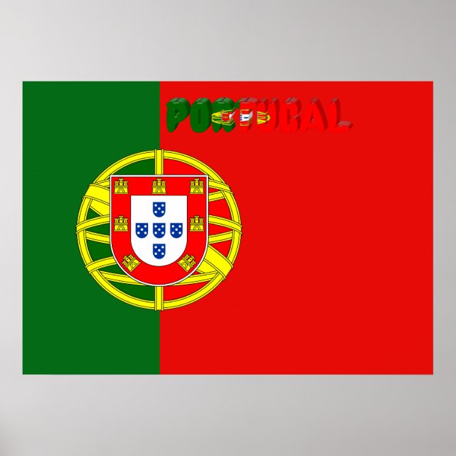Affiches Drapeau portugais (Devant)