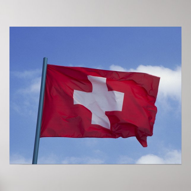 Affiches Drapeau suisse RF) (Devant)