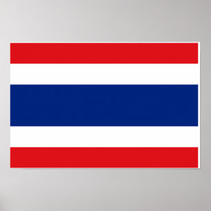 Affiches Drapeau Thaïlande