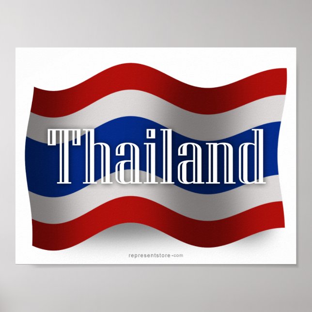 Affiches Drapeau Thaïlande (Devant)