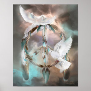 Affiches Dream Catcher - Dream Of Peace Poster/Imprimer